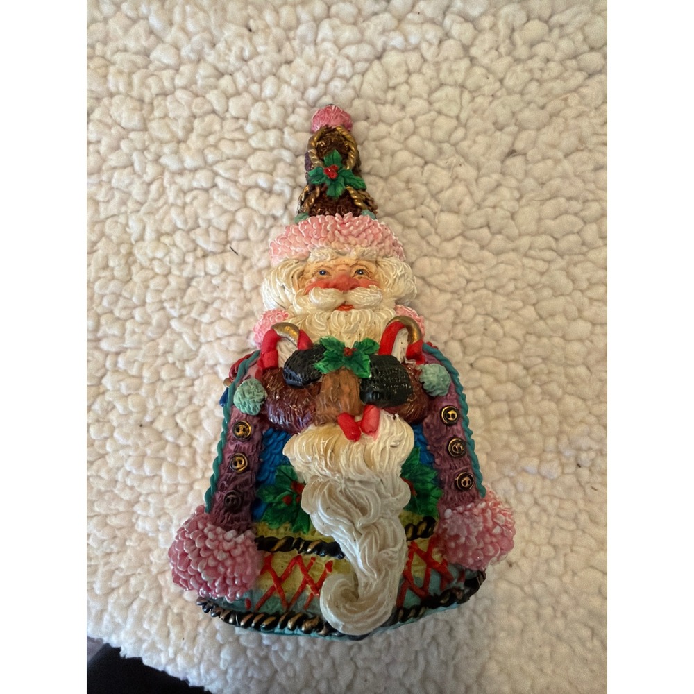Vintage 1995 Possible Dreams Crinkle Claus Santa Figurine Christmas Decor 5.5"